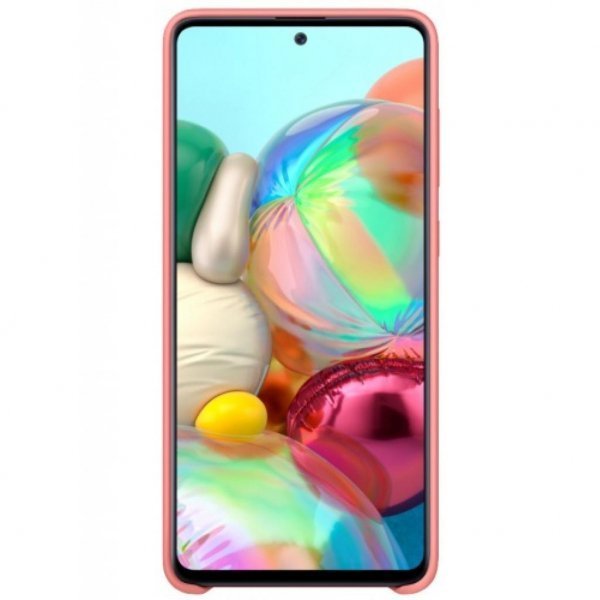 Чохол до моб. телефона Samsung Silicone Cover для Galaxy A71 (A715F) Pink (EF-PA715TPEGRU)