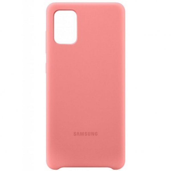 Чохол до моб. телефона Samsung Silicone Cover для Galaxy A71 (A715F) Pink (EF-PA715TPEGRU)