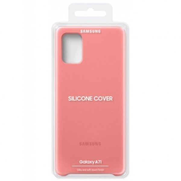 Чохол до моб. телефона Samsung Silicone Cover для Galaxy A71 (A715F) Pink (EF-PA715TPEGRU)