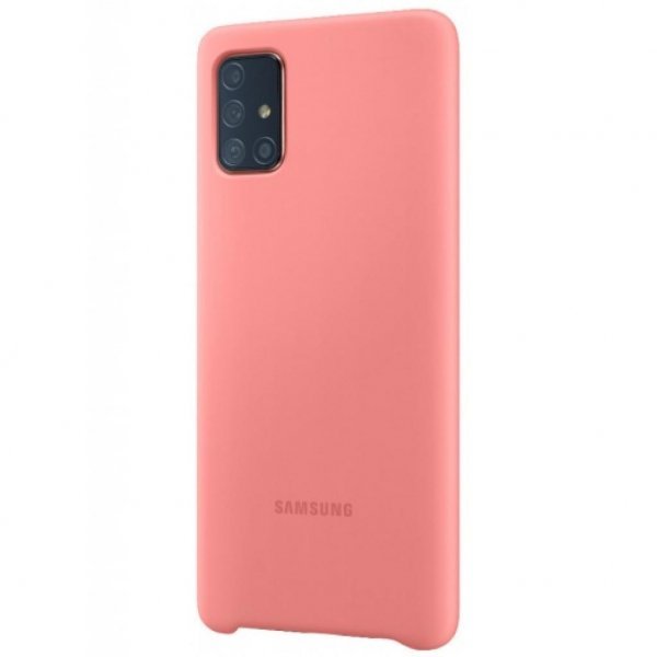 Чохол до моб. телефона Samsung Silicone Cover для Galaxy A71 (A715F) Pink (EF-PA715TPEGRU)