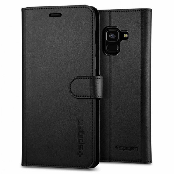 Чохол до моб. телефона Spigen Galaxy A8 (2018) Wallet S Black (590CS22756)