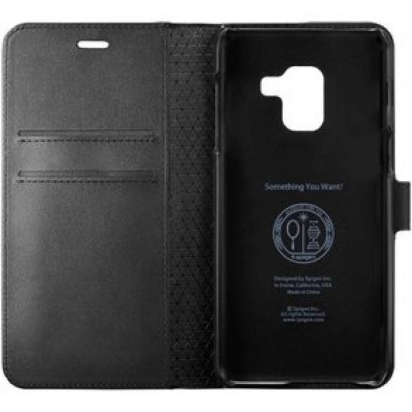 Чохол до моб. телефона Spigen Galaxy A8 (2018) Wallet S Black (590CS22756)