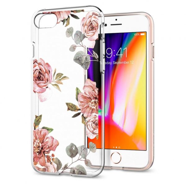 Чохол до моб. телефона Spigen iPhone 8/7 Liquid Crystal Aquarelle Rose (054CS22619)