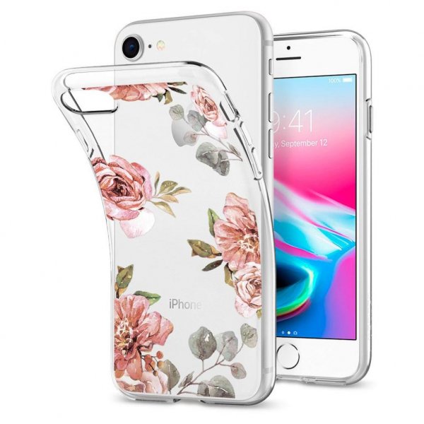 Чохол до моб. телефона Spigen iPhone 8/7 Liquid Crystal Aquarelle Rose (054CS22619)