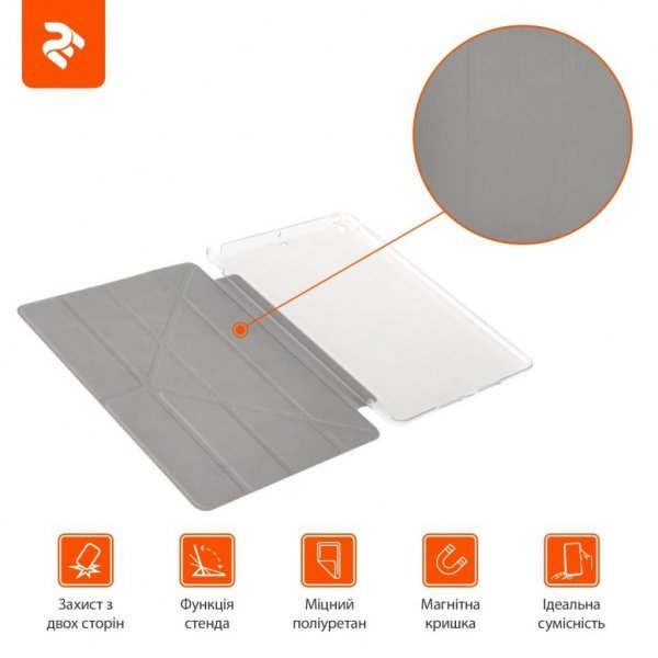 Чохол до планшета 2E для Apple iPad 2018, Y-Case, Red/TR (2E-IP-2018-MCYCRT)