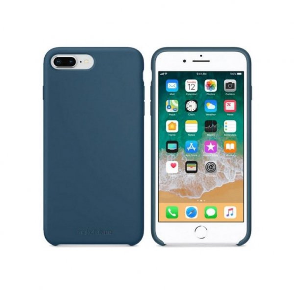 Чохол MakeFuture до моб. телефона Apple iPhone 7 Plus/8 Plus Silicone Blue (MCS-AI7P/8PBL)