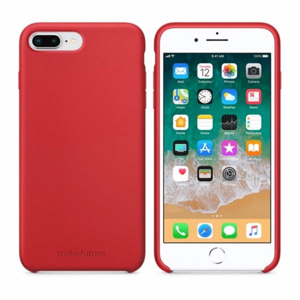 Чохол MakeFuture до моб. телефона Apple iPhone 7 Plus/8 Plus Silicone Red (MCS-AI7P/8PRD)