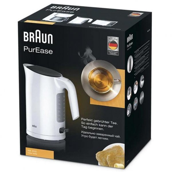 Електрочайник BRAUN WK 3110 WH (WK3110WH)