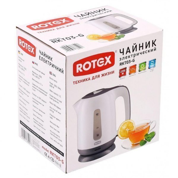 Електрочайник Rotex RKT03-G