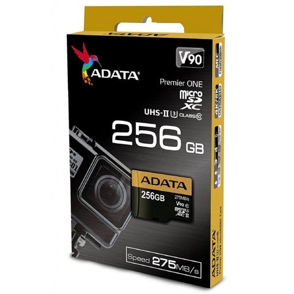 Карта пам'яті ADATA 256GB microSD class 10 UHS-II U3 (AUSDX256GUII3CL10-C)