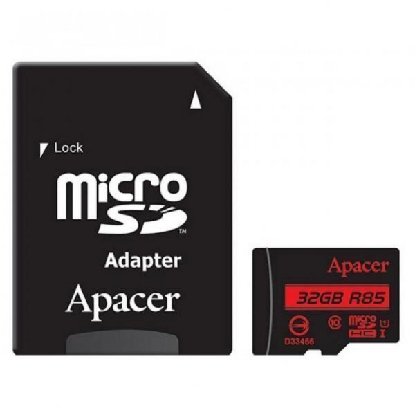Карта пам'яті Apacer 32GB microSDHC class 10 UHS-I U1 (AP32GMCSH10U5-R)