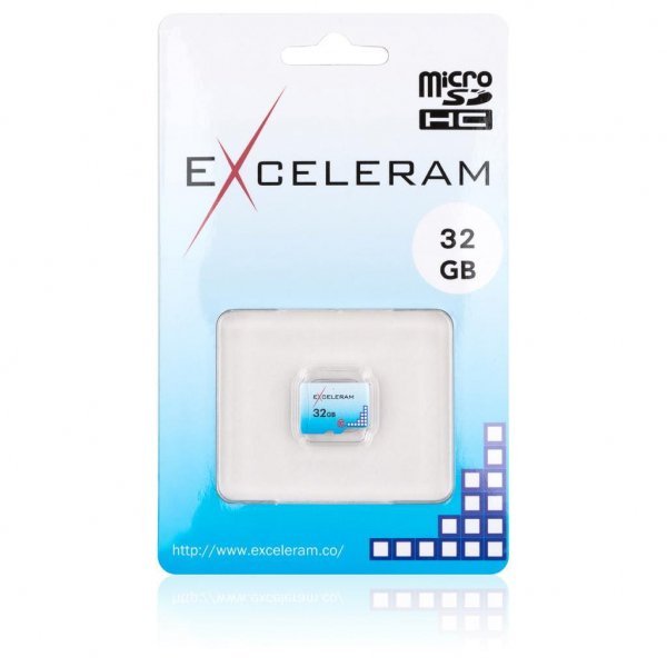 Карта пам'яті eXceleram 32GB microSD class 10 Color series (EMSD0005)