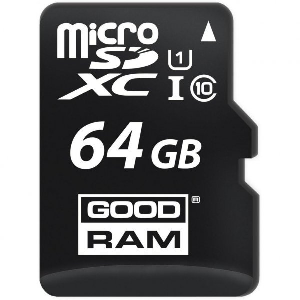 Карта пам'яті GOODRAM 64GB microSDXC Class 10 (M1AA-0640R12)