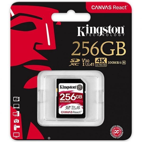 Карта пам'яті Kingston 256GB SDXC class 10 UHS-1 U3 (SDR/256GB)