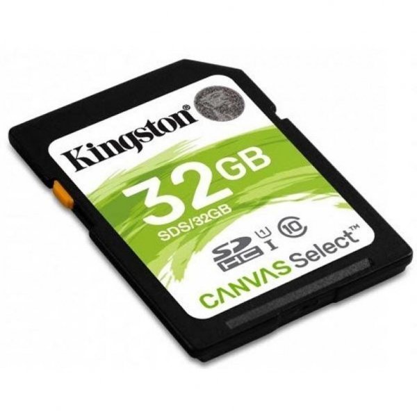 Карта пам'яті Kingston 32GB SDHC class 10 UHS-I U3 Canvas Select (SDS/32GB)