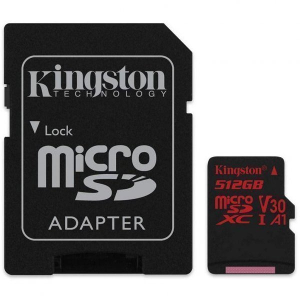 Карта пам'яті Kingston 512GB microSDXC class 10 UHS-I U3 Canvas React (SDCR/512GB) Карта пам'яті Kingston 512GB microSDXC class 10 UHS-I U3 Canvas React (SDCR/512GB)