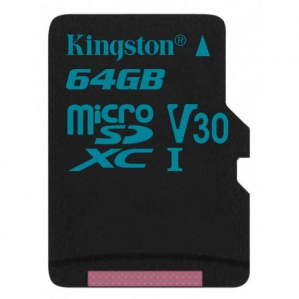 Карта пам'яті Kingston 64GB microSDXC class 10 UHS-I U3 Canvas Go (SDCG2/64GB)