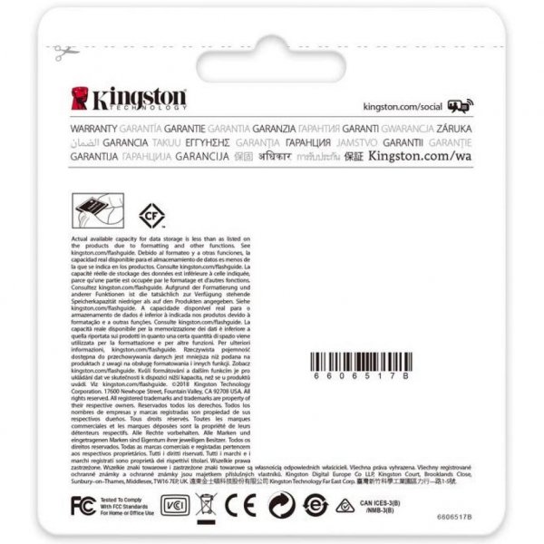 Карта пам'яті Kingston Compact Flash Card 128Gb Canvas Focus UDMA7 (CFF/128GB) Карта пам'яті Kingston Compact Flash Card 128Gb Canvas Focus UDMA7 (CFF/128GB)