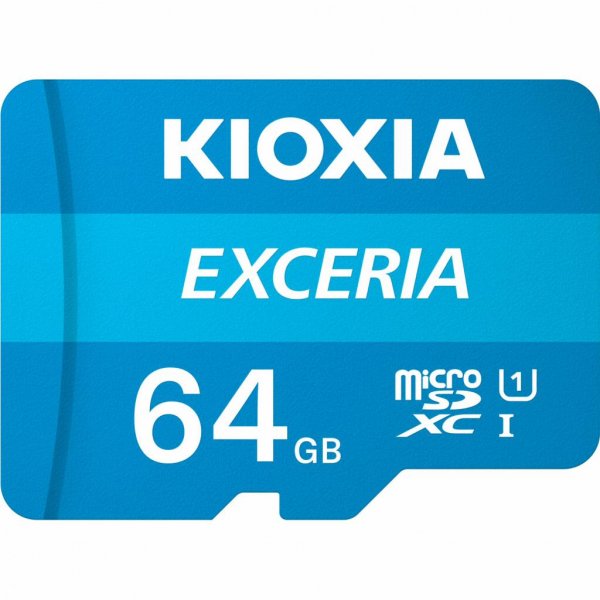 Карта пам'яті KIOXIA 64GB microSDXC class 10 UHS-I Exceria (LMEX1L064GG2)