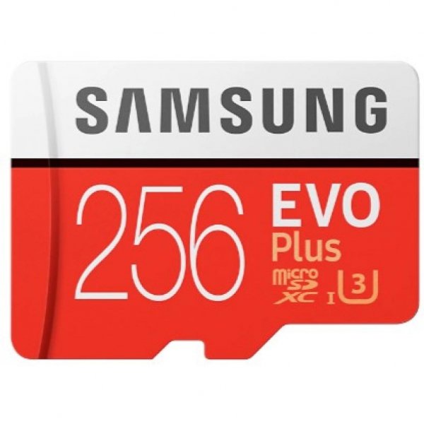 Карта пам'яті Samsung 256GB microSDXC class 10 UHS-I U1 Evo Plus V2 (MB-MC256HA/RU) Карта пам'яті Samsung 256GB microSDXC class 10 UHS-I U1 Evo Plus V2 (MB-MC256HA/RU)