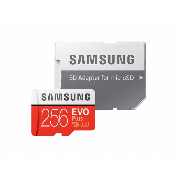 Карта пам'яті Samsung 256GB microSDXC class 10 UHS-I U1 Evo Plus V2 (MB-MC256HA/RU) Карта пам'яті Samsung 256GB microSDXC class 10 UHS-I U1 Evo Plus V2 (MB-MC256HA/RU)