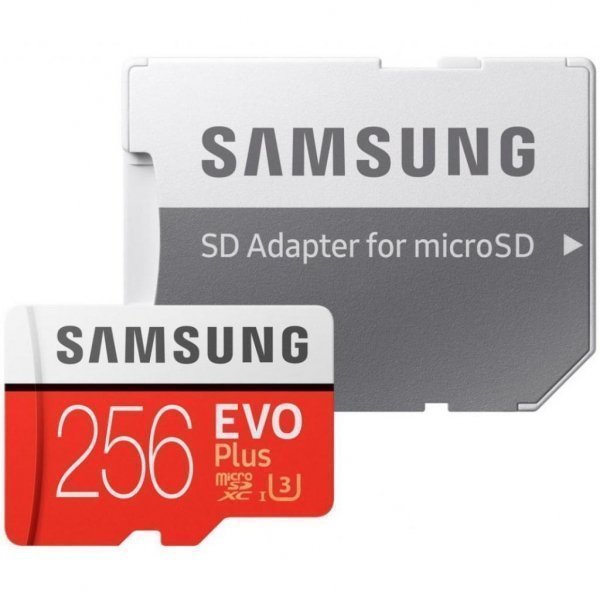 Карта пам'яті Samsung 256GB microSDXC class 10 UHS-I U3 Evo Plus (MB-MC256GA/RU)