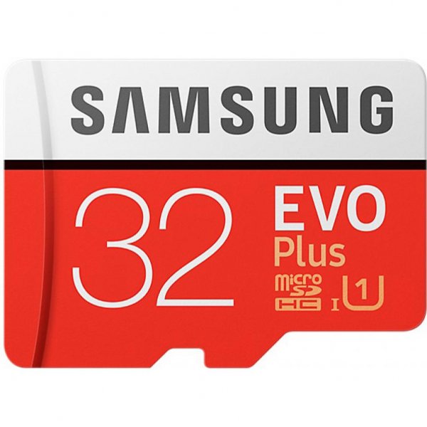 Карта пам'яті Samsung 32GB microSD class 10 UHS-I Evo Plus (MB-MC32GA/RU) Карта пам'яті Samsung 32GB microSD class 10 UHS-I Evo Plus (MB-MC32GA/RU)