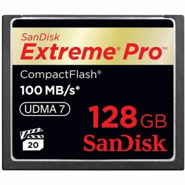 Карта пам'яті SANDISK 128Gb Compact Flash eXtreme Pro (SDCFXPS-128G-X46)