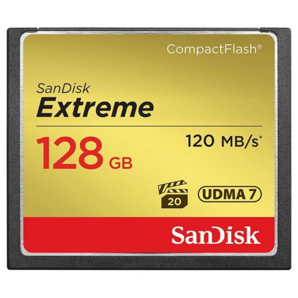 Карта пам'яті SANDISK 128GB Compact Flash Extreme (SDCFXSB-128G-G46)