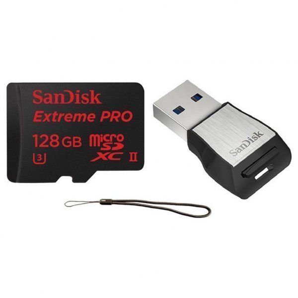 Карта пам'яті SANDISK 128GB microSDXC class 10 USH-II U3 (SDSQXPJ-128G-GN6M3) Карта пам'яті SANDISK 128GB microSDXC class 10 USH-II U3 (SDSQXPJ-128G-GN6M3)