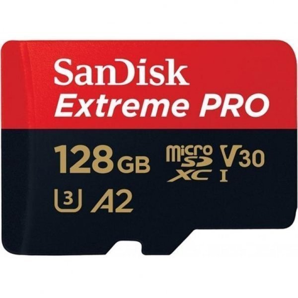 Карта пам'яті SANDISK 128GB microSDXC class 10 UHS-I U3 A2 Extreme Pro (SDSQXCY-128G-GN6MA)