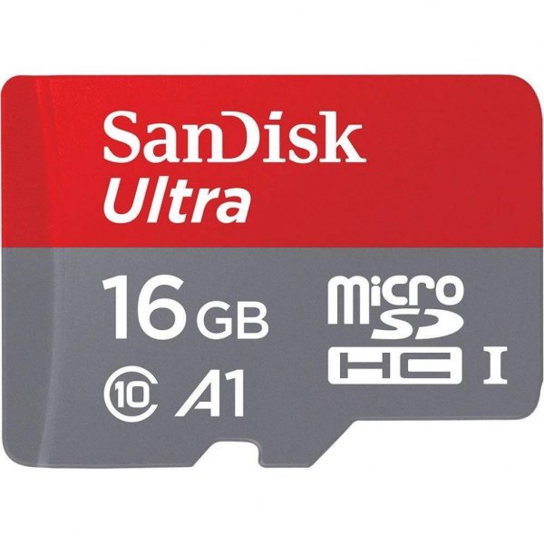 Карта пам'яті SANDISK 16GB microSDHC class 10 UHS-I A1 Ultra (SDSQUAR-016G-GN6IA)