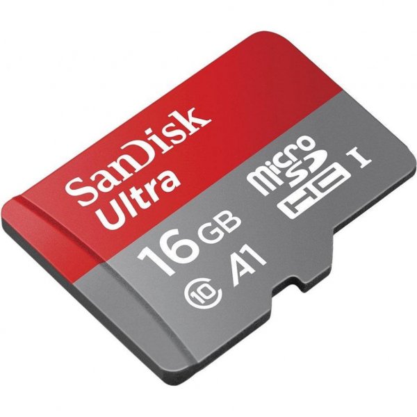 Карта пам'яті SANDISK 16GB microSDHC class 10 UHS-I A1 Ultra (SDSQUAR-016G-GN6IA)