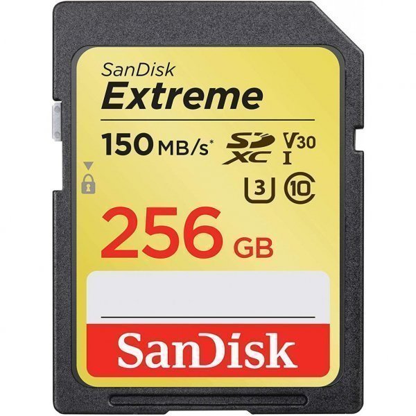 Карта пам'яті SANDISK 256GB SDXC class 10 UHS-I U3 Extreme (SDSDXV5-256G-GNCIN)
