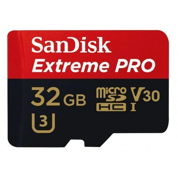 Карта пам'яті SANDISK 32GB microSDHC class 10 V30 A1 UHS-I U3 4K Extreme Pro (SDSQXCG-032G-GN6MA) Карта пам'яті SANDISK 32GB microSDHC class 10 V30 A1 UHS-I U3 4K Extreme Pro (SDSQXCG-032G-GN6MA)