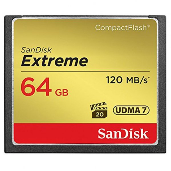 Карта пам'яті SANDISK 64Gb Compact Flash Extreme (SDCFXSB-064G-G46)