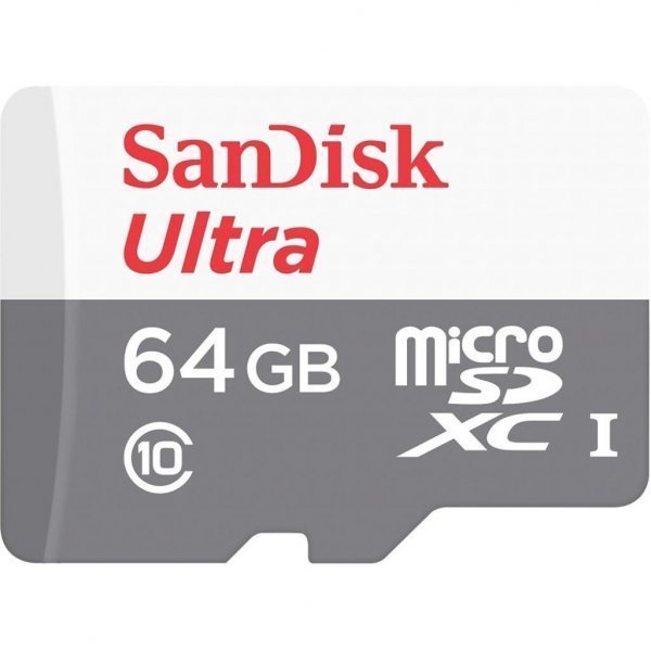 Карта пам'яті SANDISK 64GB microSDXC Class 10 UHS-I Ultra (SDSQUNS-064G-GN3MA)