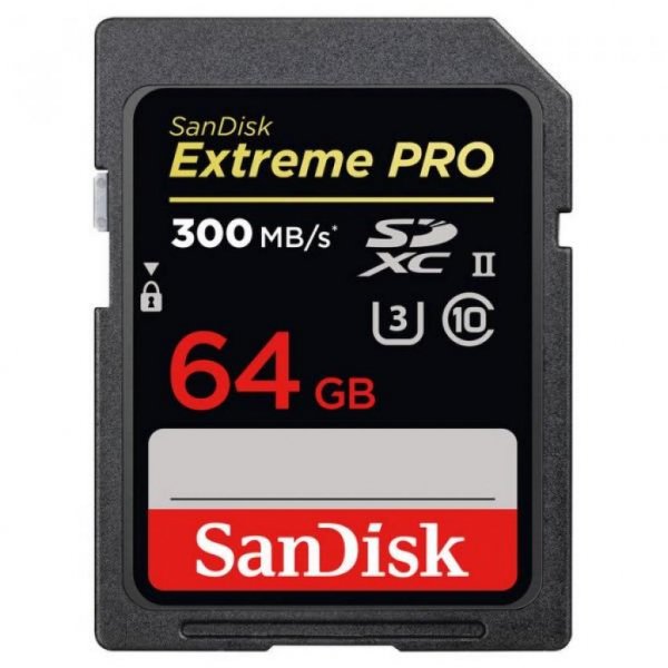 Карта пам'яті SANDISK 64GB SDXC class 10 UHS-II 4K Extreme Pro (SDSDXPK-064G-GN4IN)