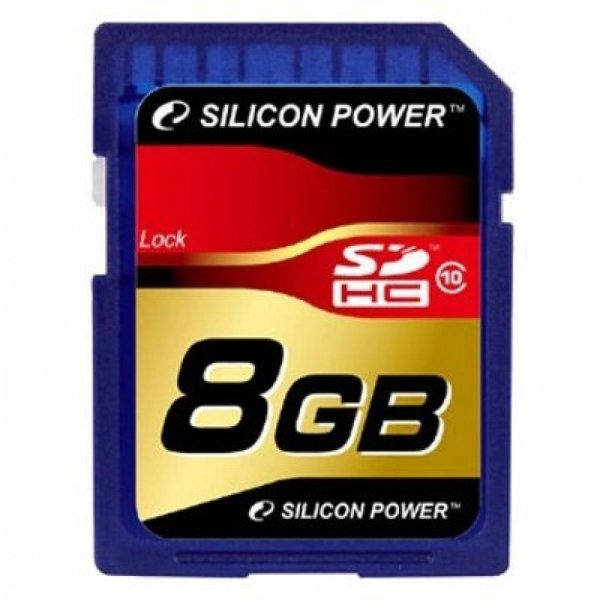 Карта пам'яті Silicon Power 8Gb SDHC class 10 (SP008GBSDH010V10)