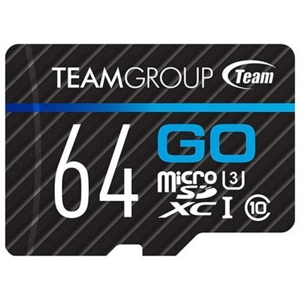 Карта пам'яті Team 64GB microSD Class 10 UHS-I/U3 Go (TGUSDX64GU303)