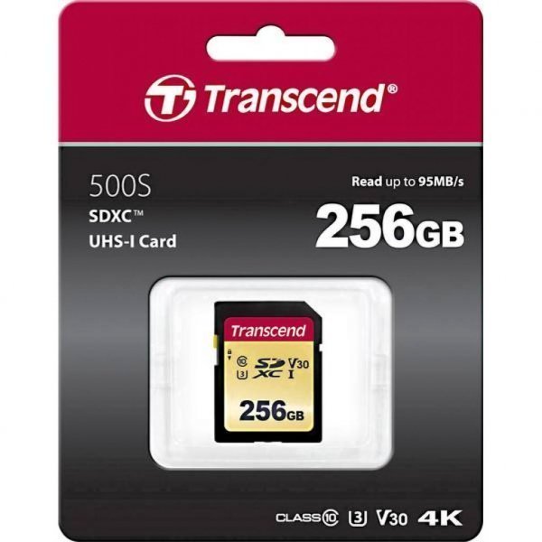 Карта пам'яті Transcend 256GB SDXC class 10 UHS-I (TS256GSDC500S)