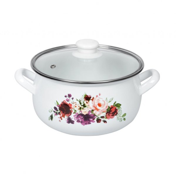 Каструля Ardesto Magic Flowers з кришкою 3,5 л (AR0135)