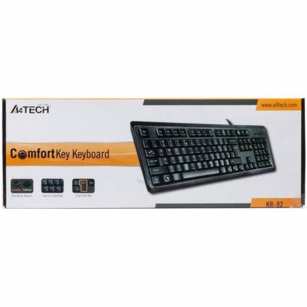 Клавіатура A4tech KR-92 Black Клавіатура A4tech KR-92 Black