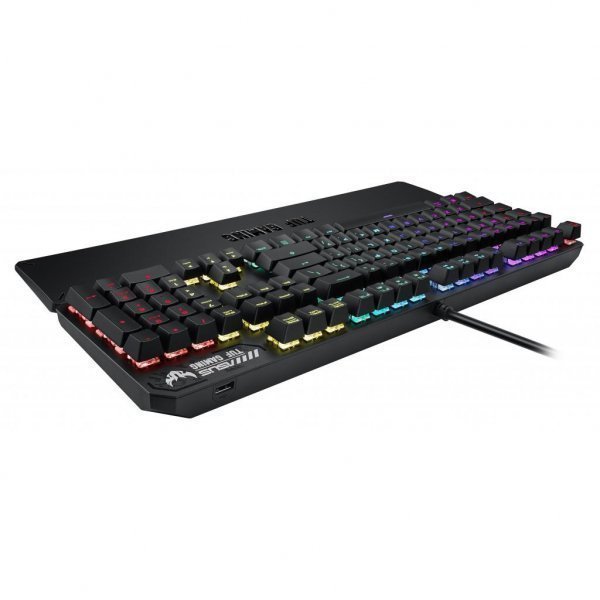 Клавіатура ASUS TUF Gaming K3 Kailh Red Switches USB Black (90MP01Q0-BKRA00)