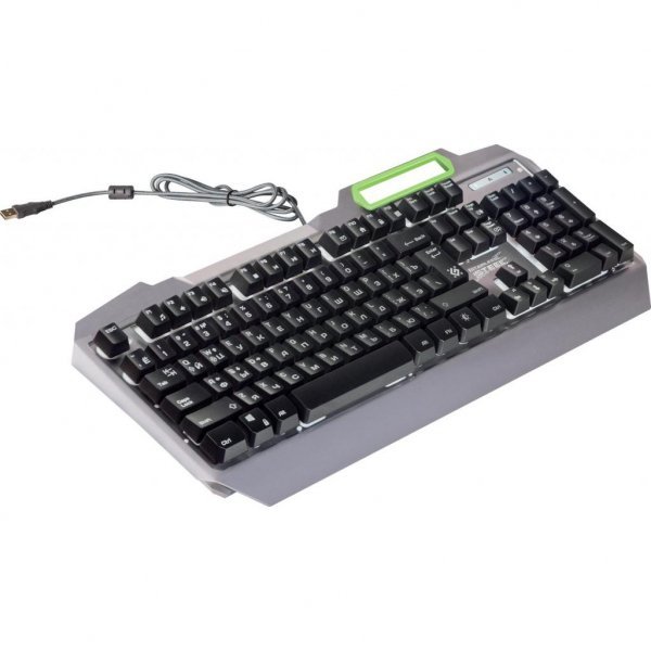 Клавіатура Defender Stainless steel GK-150DL RU RGB (45150)