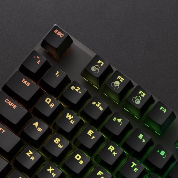 Клавіатура HyperX FPS RGB Kailh Silver Speed (HX-KB1SS2-RU) Клавіатура HyperX FPS RGB Kailh Silver Speed (HX-KB1SS2-RU)