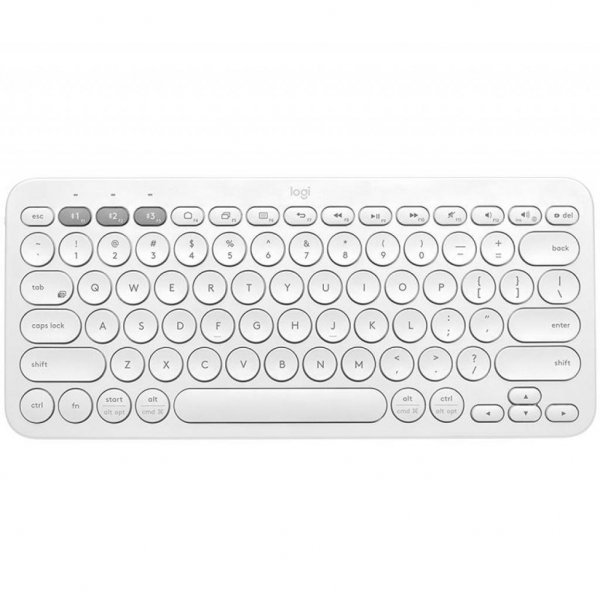 Клавіатура Logitech K380 Multi-Device Bluetooth White (920-009589) Клавіатура Logitech K380 Multi-Device Bluetooth White (920-009589)