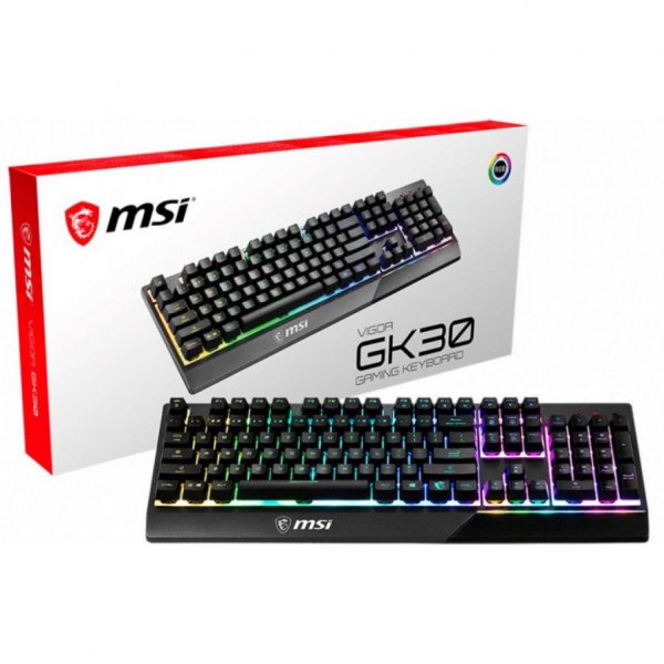 Клавіатура MSI VIGOR GK30 GAMING KEYBOARD Plunger Switches (VIGOR_GK30_RU)