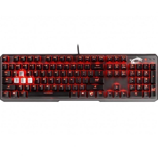 Клавіатура MSI Vigor GK60 USB RU Cherry MX Red