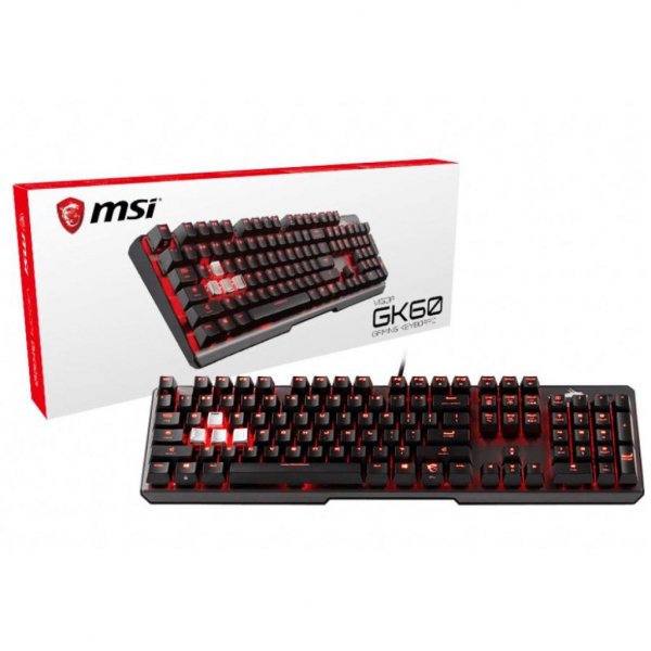 Клавіатура MSI Vigor GK60 USB RU Cherry MX Red